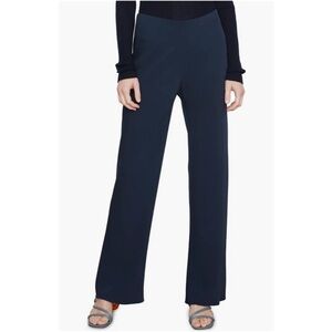 Vince High-Waist Crepe Bias Pull On Pants Coastal Size M